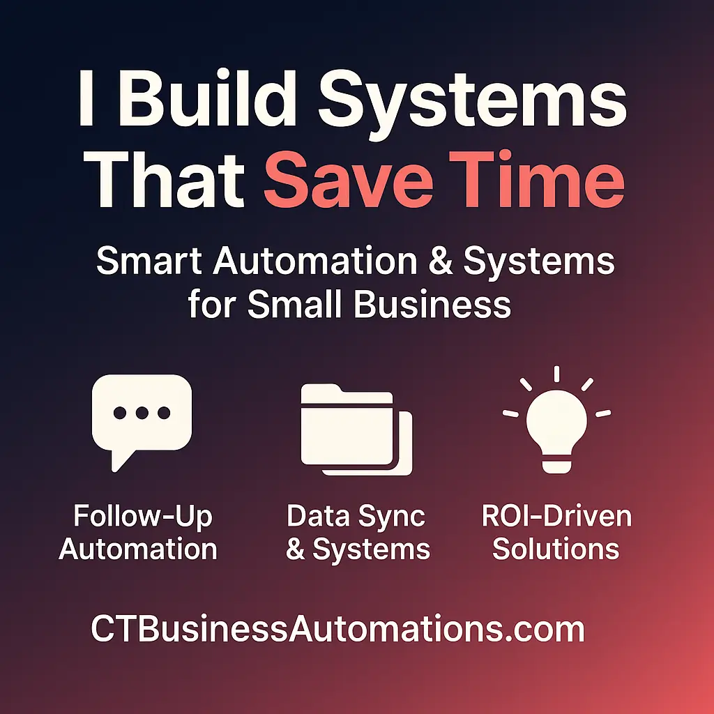 Before and after automation results for three Connecticut businesses